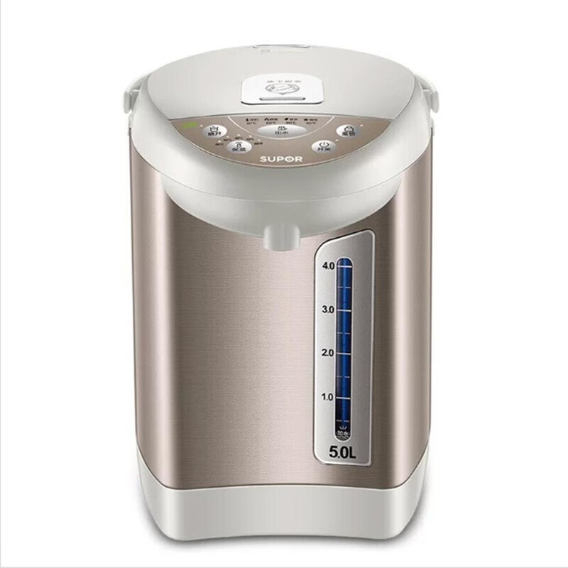 苏泊尔电热水壶饮水机烧水一体机316不锈钢SW-50S71A 5L 6段控温