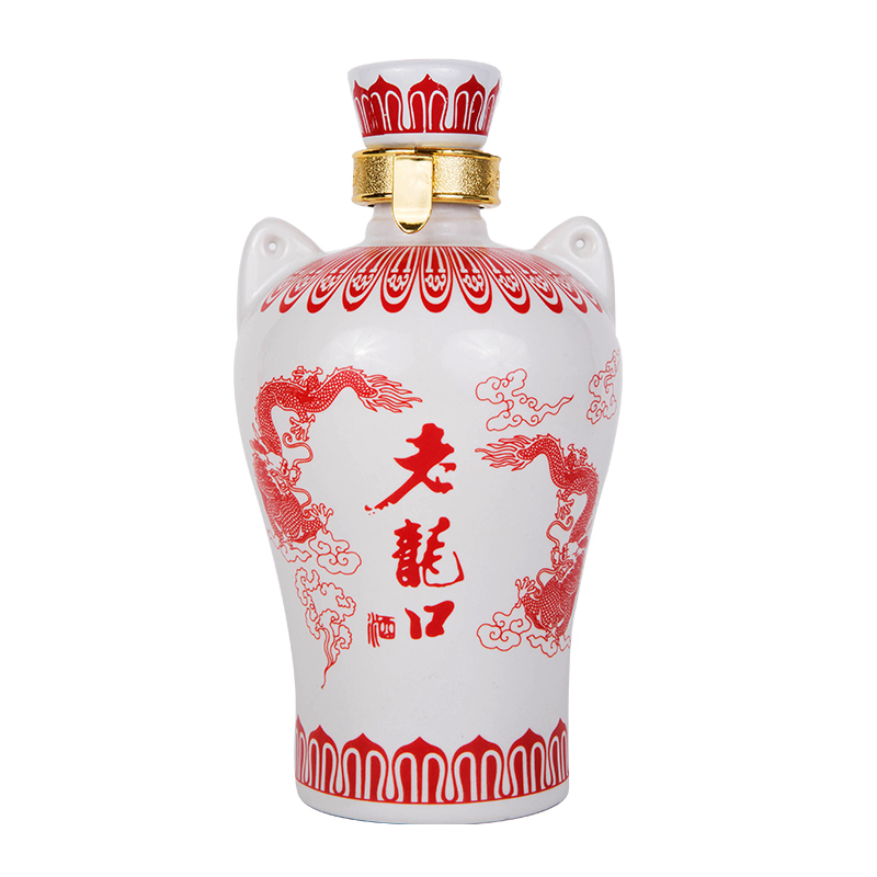 52度老龙口红花龙酒500ml
