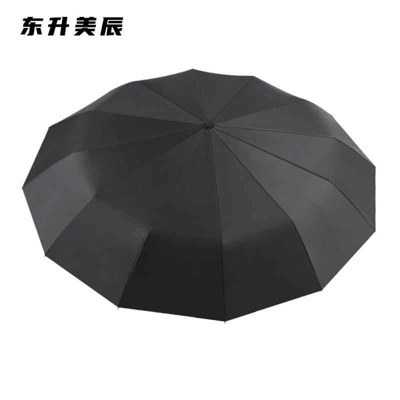 东升美辰 24骨全自动伞半遮光黑色 DS-BH170把高清大图
