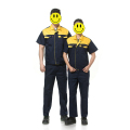 燕舞 BD2EG222001Z2F 夏季涤棉拼色短袖工作服 160-190码(计价单位：套) 175cm 黄+藏蓝色