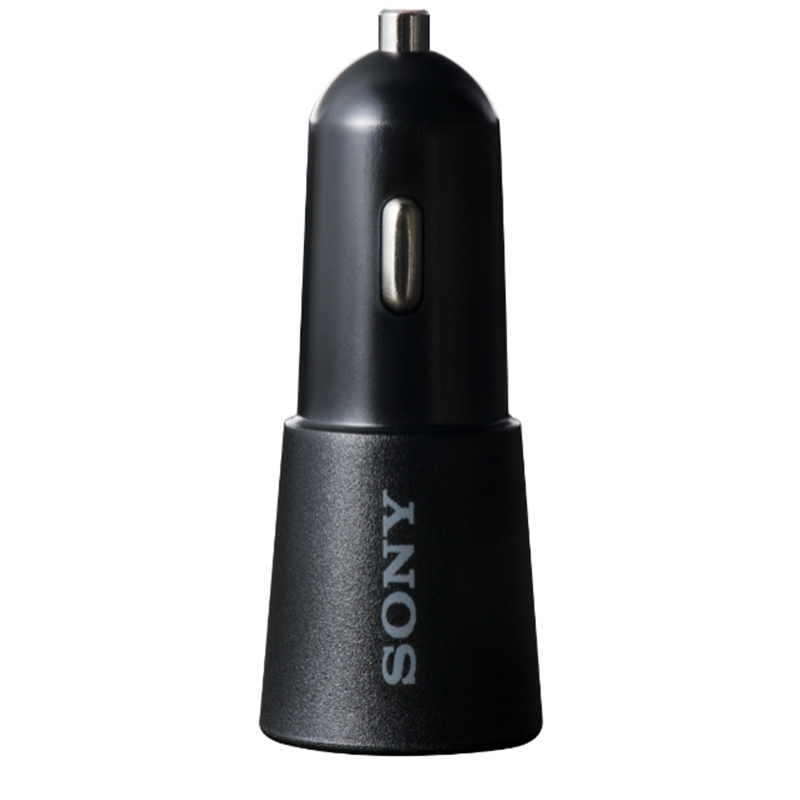 索尼(SONY)车载充电器 CP-CADM2(黑色)快充 汽车车充 一拖二汽车点烟器式车充 双usb车用手机充电器