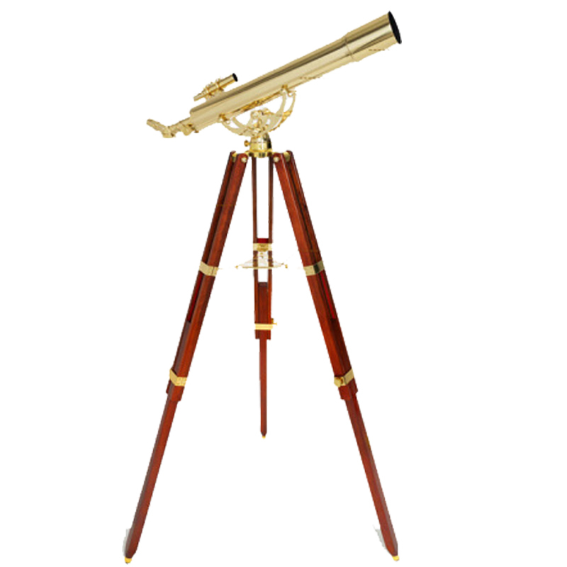 星特朗外交官Ambassador 80AZ 复古黄铜折射式天文望远镜 观星观景望远镜 单筒望远镜
