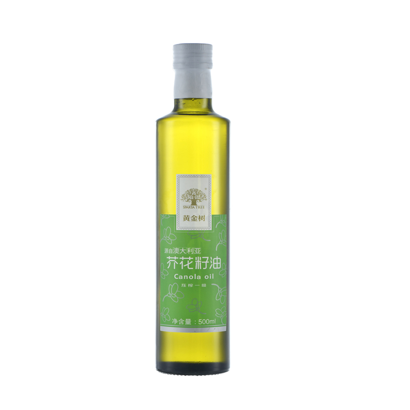 黄金树 黄金搭配双支A礼盒(芥花籽油+亚麻籽油) 500ml*2