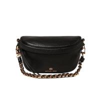 迈克·科尔斯(MICHAEL KORS)小牛皮女士腰包金色五金 logo点缀可