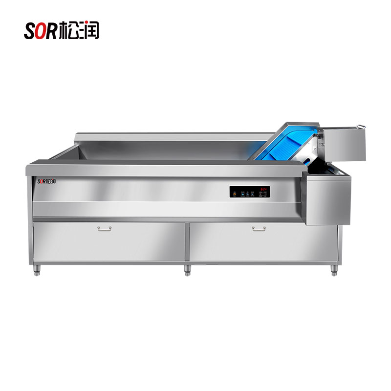 SOR松润 商用食材净化机 食堂配送中心食品加工厂用 SOR-G305 长龙式自动食材净化机高清大图