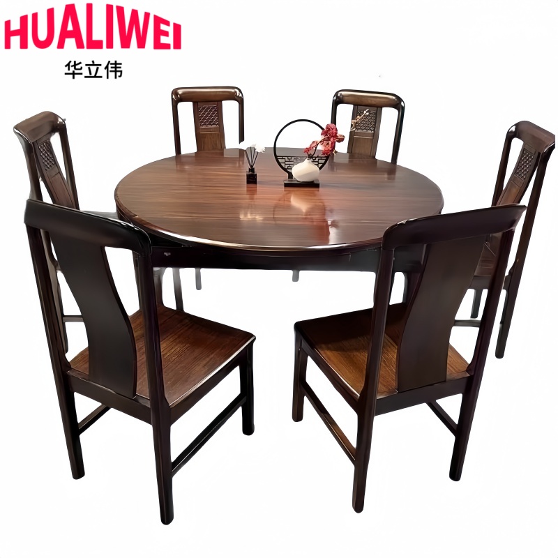 华立伟餐桌 + 椅高清大图