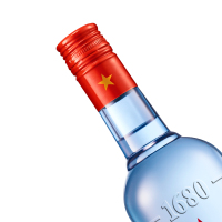 [保证正品]红星蓝瓶二锅头白酒 53度绵柔8陈酿 高级清香型 500ml*12瓶 整箱装
