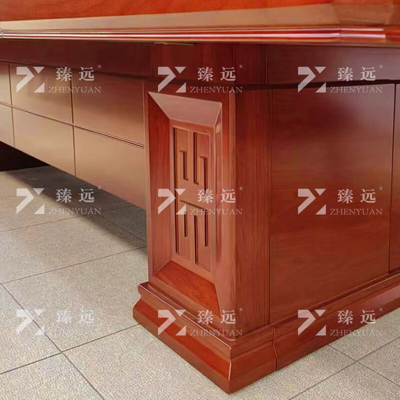 臻远ZY051345办公家具会议桌接待洽谈桌大型会议台桌 12米