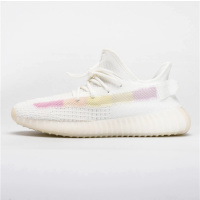 UYEEZY运动户外减震运动2022新款亚麻天使超酷潮流设计跑鞋厚底情侣椰子350运动鞋透气休闲