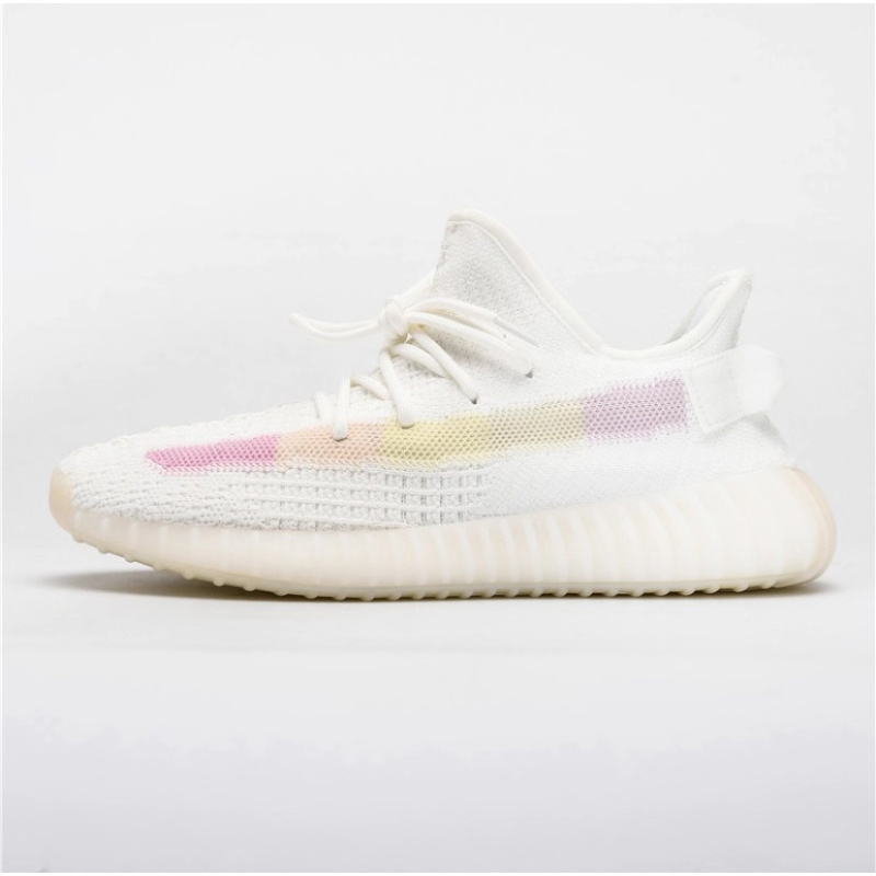 UYEEZY运动户外减震运动2022新款亚麻天使超酷潮流设计跑鞋厚底情侣椰子350运动鞋透气休闲