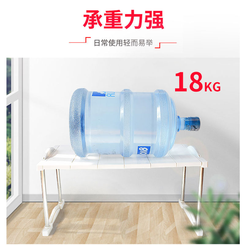 厨房橱柜分层置物架桌面收纳架冰箱柜子隔断衣柜内隔层隔板单收纳层架 三维工匠高清大图