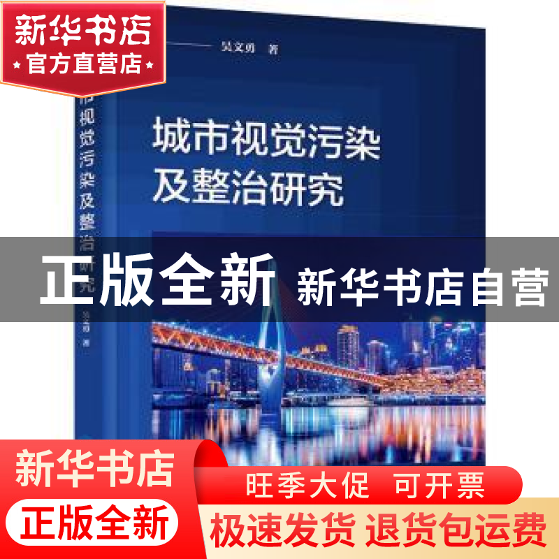 正版 城市视觉污染及整治研究 吴文勇 著 化学工业出版社 97871高清大图