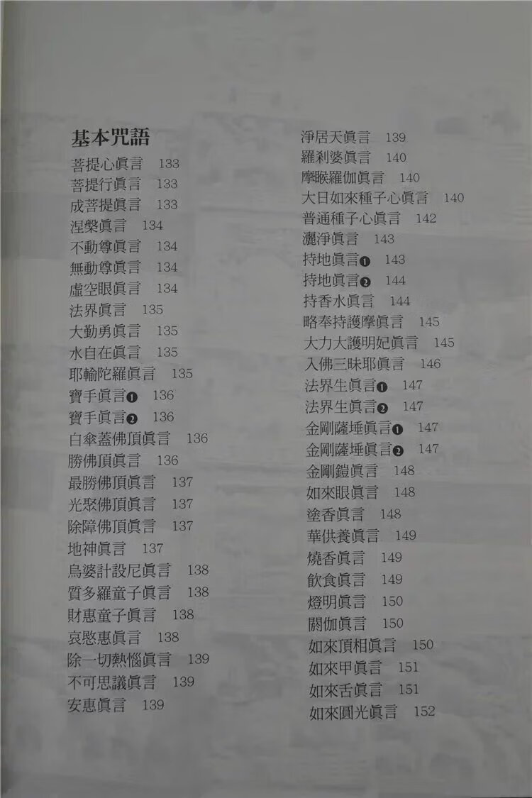 梵文常用咒语汇编 黄力查 大千高清大图