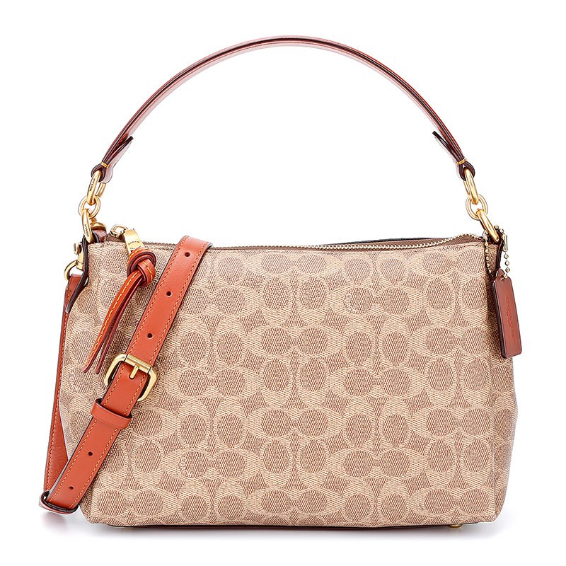 自营 新品 蔻驰 coach 品 女士专柜款 欧美时尚 shay皮质手提单肩斜