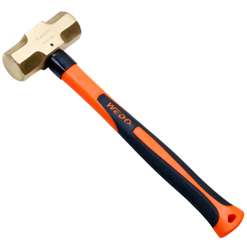 WEDO维度工具 防爆工具 防爆塑柄八角锤 铝青铜 铍青铜 八角锤 无火花无磁 AL191/BE191 铝青铜2500g
