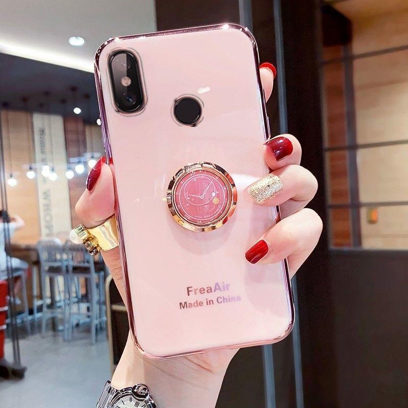 奥迪猫小米mix3手机壳女xiaomimix3保护硅胶套时钟支架小米防摔软壳