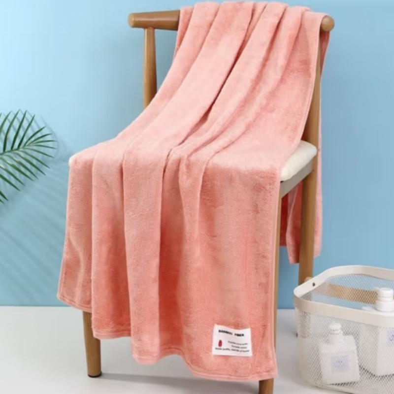 世纪金鹰 竹纤维浴巾 400克*1 条高清大图