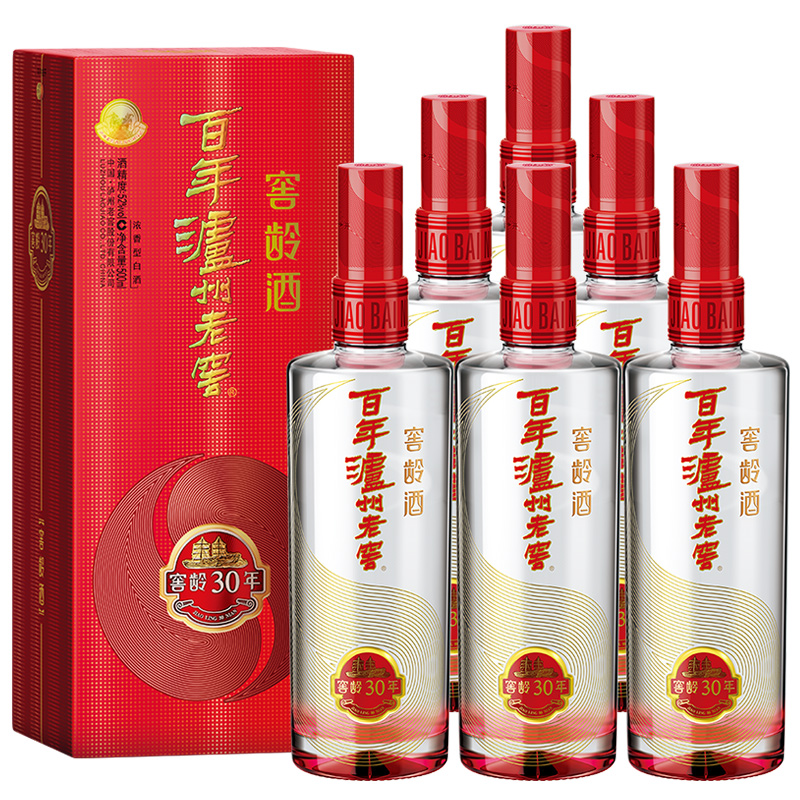 苏宁自营 泸州老窖 窖龄30年 52度 500ml*6瓶 整箱装 浓香型 白酒高清大图