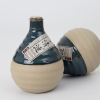 塔牌 绍兴黄酒 清涟春水 手工酿造 半干型黄酒 500ml 礼盒装 八年手工冬酿(2瓶配1个礼袋)