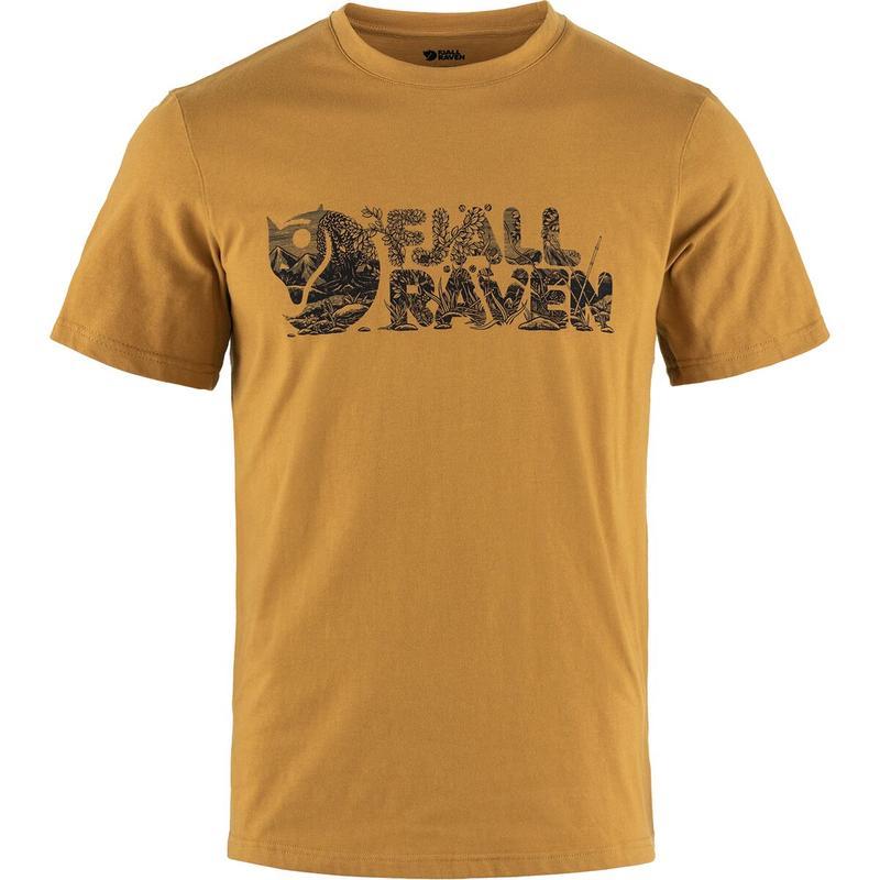 FjallravenLushLogoTShirt男款棉质休闲户外经典T恤