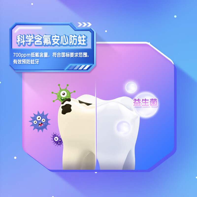 冷酸灵贝乐乐汪汪队儿童牙膏25g*7支7彩童趣牙膏套装高清大图