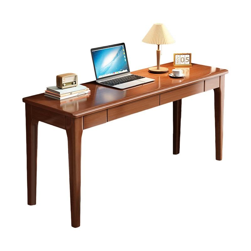 宜掌柜 木质书桌 140*55*75cm 张图片