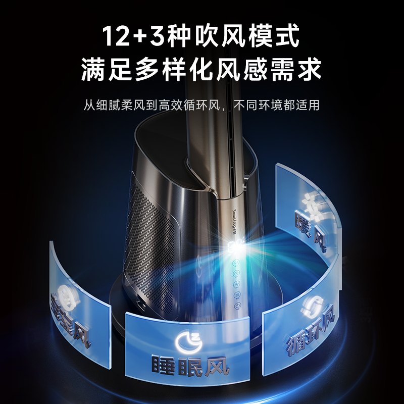 卡蛙 冷暖无叶风扇 KW-MF04H灰色*高清大图