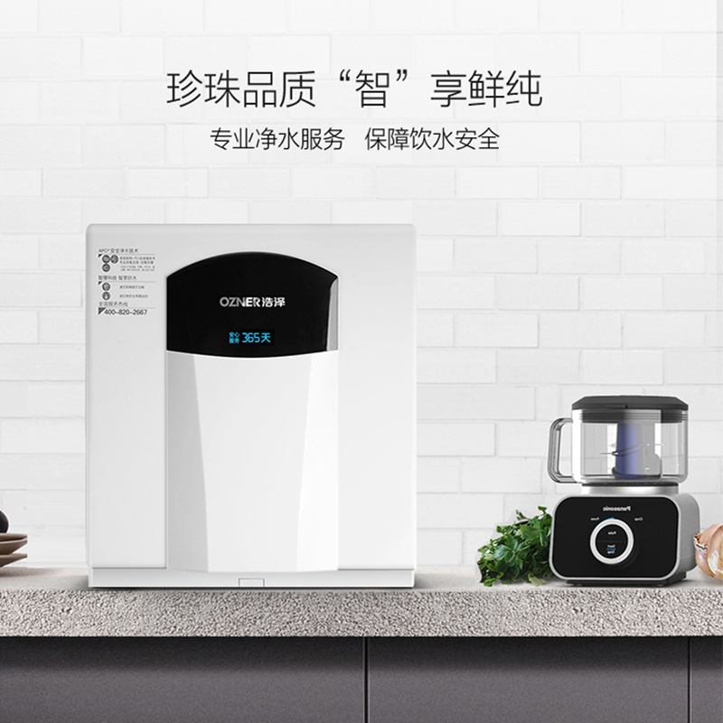 浩泽净水器家用厨房直饮自来水过滤器厨下式软水纯水机ro反渗透JZY-A2B3
