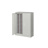臻远零件柜抽屉式工具柜 75抽透明带门小号