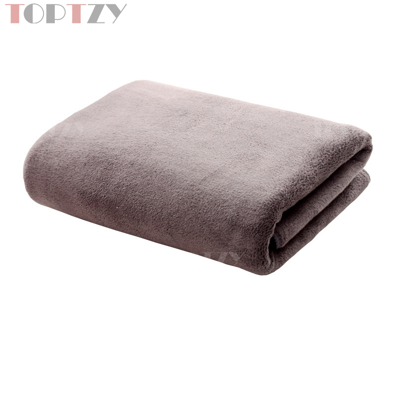 toptzy TZ5071508 洗车毛巾清洁抹布 300*700 灰色 5个装