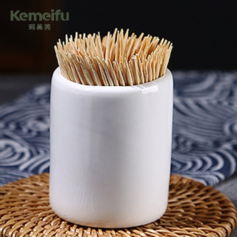 珂美芙 圆形牙签盅 无盖大号 个高清大图