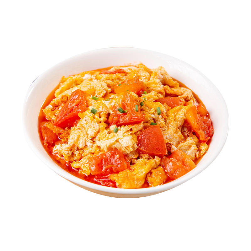 番茄炒蛋料理包250g10袋方便速食商用外卖冷冻家盖浇饭快餐视频