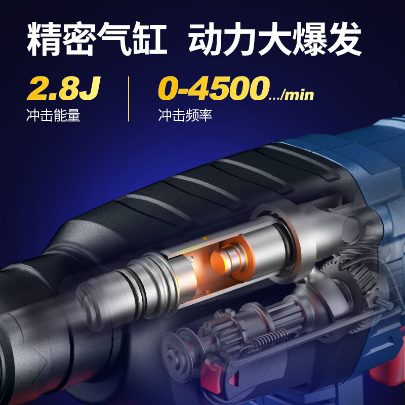 东成 工业级无刷冲击钻电镐电钻 DCZC04-24E 双电版 货期2天(单位:套)