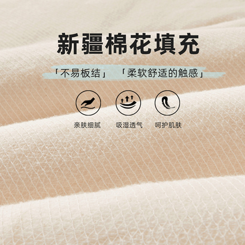 万山宏业 棉絮 棉被 褥子 4斤 MXR04 条高清大图