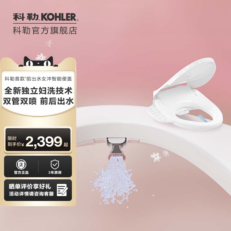 科勒智能马桶盖E550高清大图