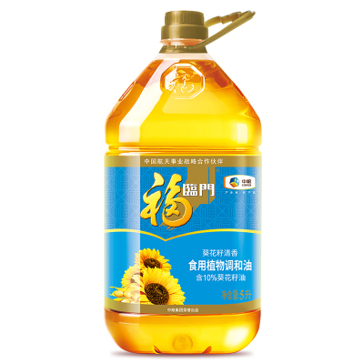 福临门 葵花籽清香食用调和油 5L