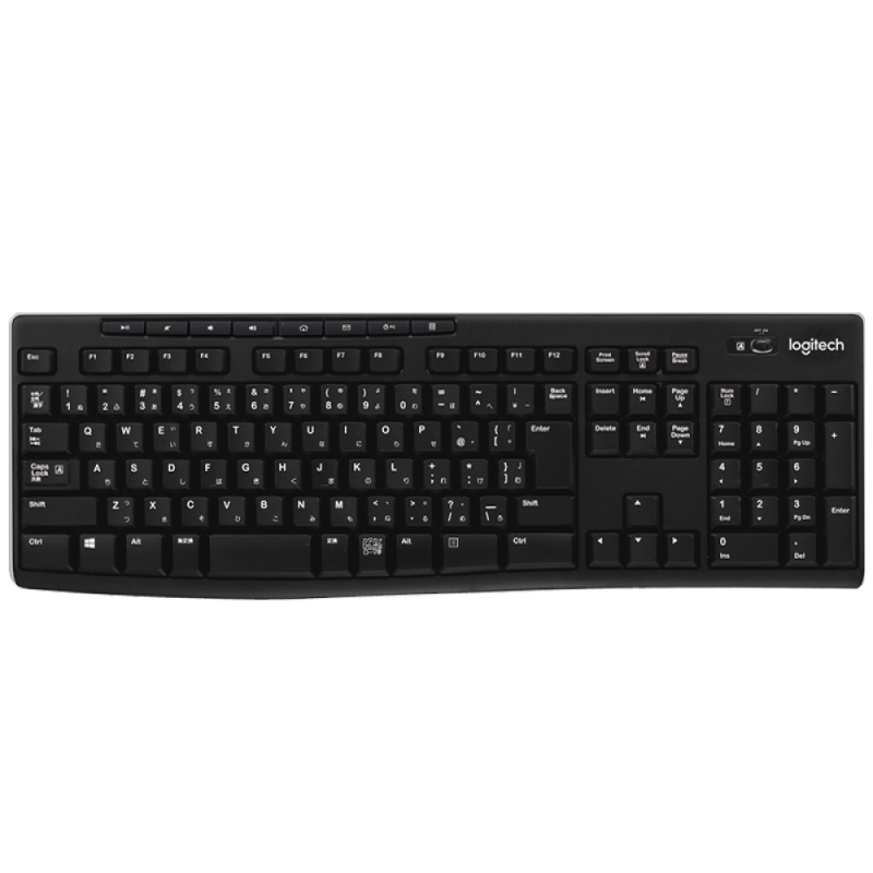 罗技（Logitech）K270无线键盘黑色