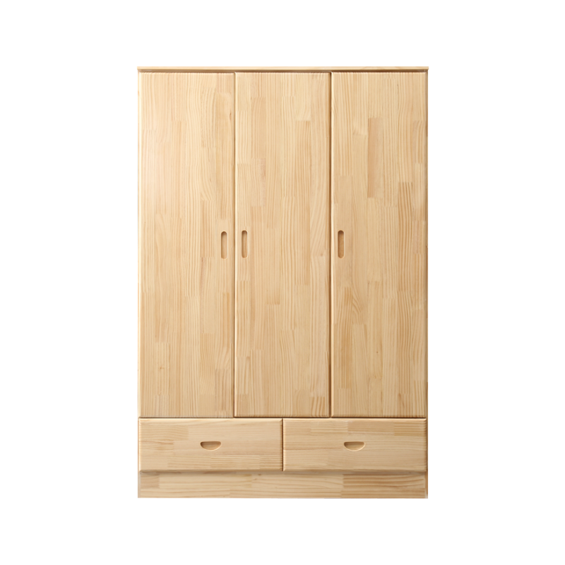 企购优品 两门衣柜800×2000×600 木质组装收纳