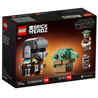 LEGO乐高玩具方头仔系列星球大战IP 曼达洛人与尤达宝宝75317[2021年末即将绝版]