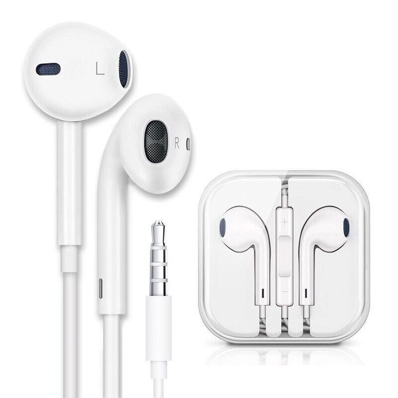 苹果6/6s/6sp安卓通用圆头耳机 单耳机 通用苹果耳机线iPhone7/8/7P/8Plus/X通话k歌游戏吃鸡入扁