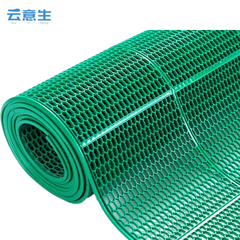 云意生 PVC六角镂空 地垫 定制/平方米高清大图