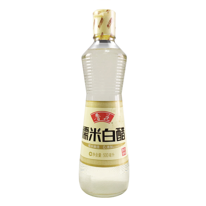 鲁花 糯米白醋500ml*4瓶 酿造型食醋 鲁花调味品