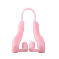 鼻撑挺鼻器 鼻梁增高器 高鼻梁神器 学生挺鼻器鼻翼变小矫正器 夜用粉色(送U型鼻夹)