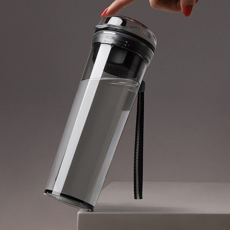 特百惠(tupperware)晶彩max茶韵随心杯600ml大容量便携户外运动水杯泡