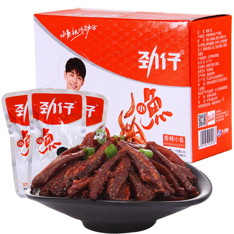 华文劲仔鱼干香辣味