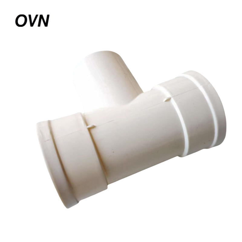 OVN PVC变径三通 32*25mm 20个1包 包高清大图