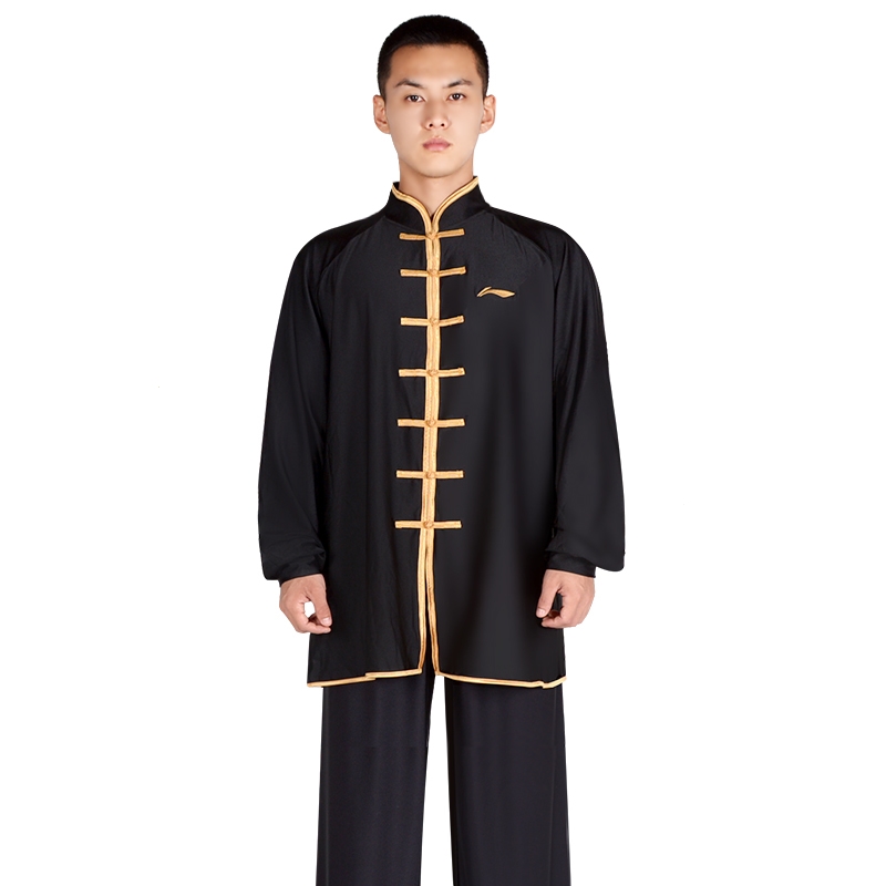 李宁(li-ning)太极服男女新款武术服装太极拳练功服高端表演服训练服