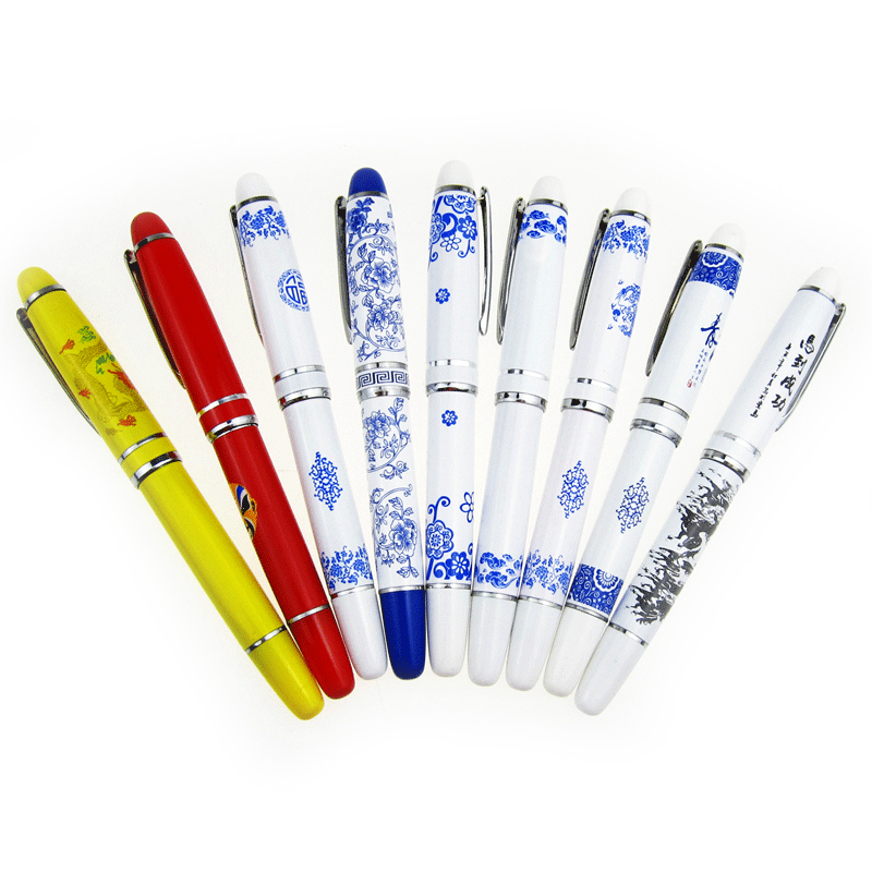 研高(Resehigh) 青花瓷烤漆笔 签字笔 礼品笔 单支装(起订量不足1000支不发货)