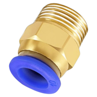 中锦科技 PC气管快速接头 接管口径4mm 螺纹1/4[2分] 个