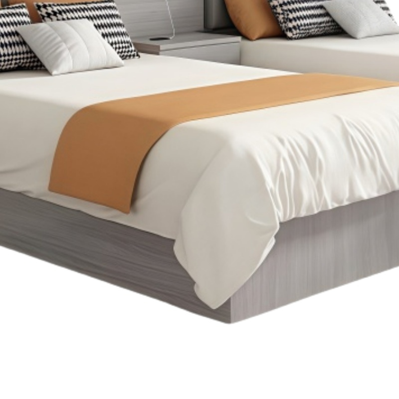 豫龙都 床+床垫 1.5m 套高清大图